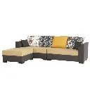 NICOLE 2+2L SHAPE SOFA SET