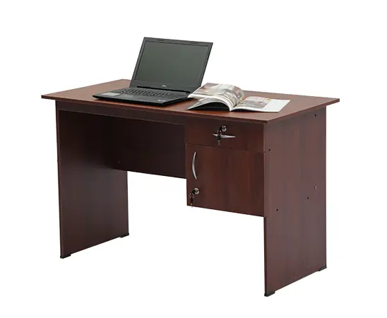WRITING TABLE 1 DRAWER & CUPBOARD WITH LOCK