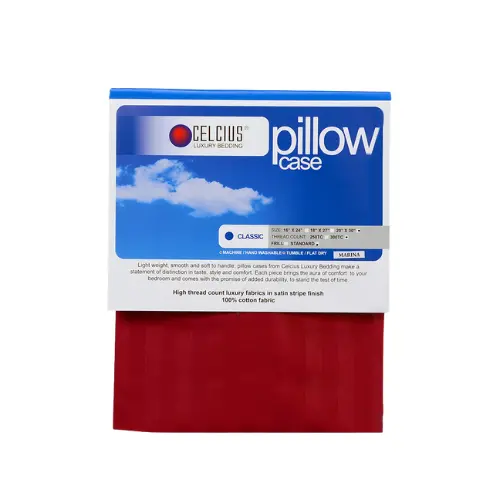 CLASSIC PILLOW CASE 20X30 RED CURRANT