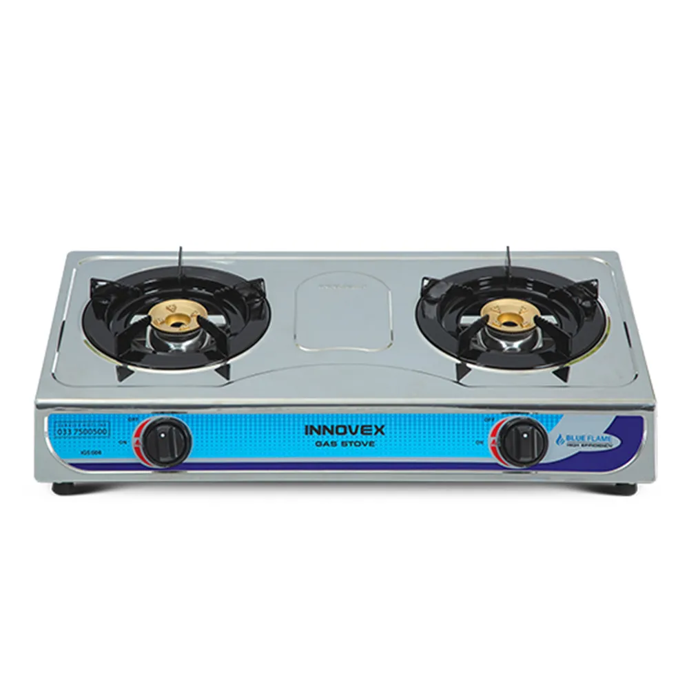 DOUBLE BURNER ALUMINIUM GAS COOKER