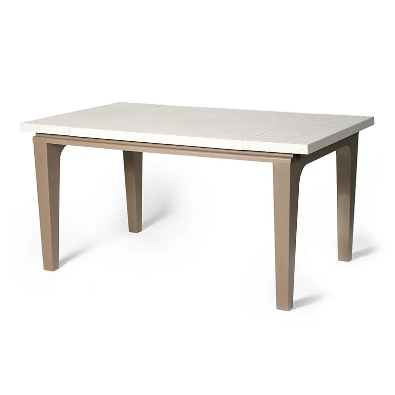 6 SEATER PLASTIC DINING TABLE