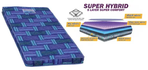 MATTRESS HYBRID 5 LAYER 75X60